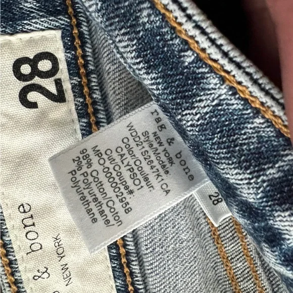 Rag & Bone Light Blue Denim Jeans - Picture 4 of 4